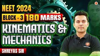 Kinematics & Mechanics ️Block 3 Physics NEET 2024  Shreyas sir | Vedantu NEET English