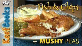 Fish & Chips with Mushy Peas & Tartare Sauce