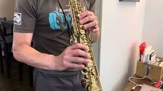 253,xxx Selmer Mark VI Soprano Saxophone Demo, www.dcsax.com