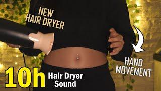 NEW Hair Dryer Sound with Relaxing Hand Movements [ASMR]