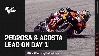 MotoGP™ bikes roar back into life  | 2024 #SepangShakedown Day 1 Highlights
