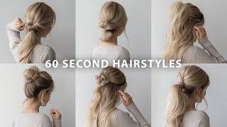 6 60 SECOND HAIRSTYLES  Cute Hairstyles For Long Hair