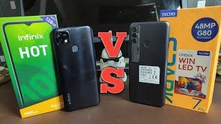 Tecno Spark 7 Pro Vs Infinix Hot 10i Speed Test and Comparison (Urdu/Hindi).