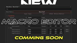 New macro editor demo!  |  DaVinci Resolve  |2023