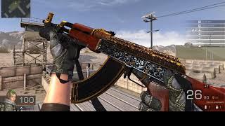 AK47 Legendary-Black Squad skin showcase