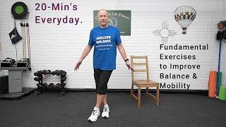 20-Min Workout: Basic Balance Exercises to Do Every Day for Falls Prevention