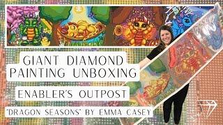 My Largest Diamond Painting Unboxing Yet! "Dragon Seasons" from Enabler's Outpost and Emma Casey