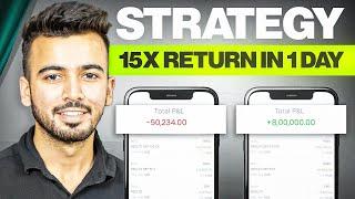 LIVE PROOF! 15X Profit  50k से 8 लाख सिर्फ 1 Trade में  #Harshflix - 238 | Harsh Bhagat