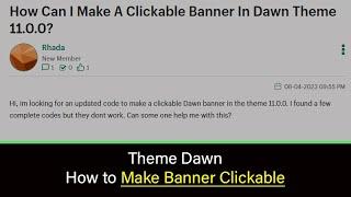 Make Slideshow Banner clickable | Shopify | Theme customization