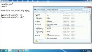 How to Run Java Program in Command Prompt CMD in Windows 7 2020