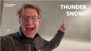 Thundersnow caught on camera as dangerous squalls target Buffalo