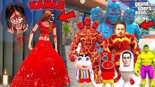 Franklin and Avengers Playing Chupan Chupai With Kamla Indian Ghost & Franklin | GTA 5 AVENGERS