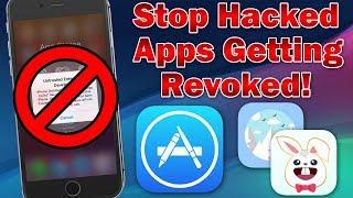 How to Stop Hacked Apps Getting Revoked on iPhone, iPod touch or iPad (No Jailbreak / No Computer)