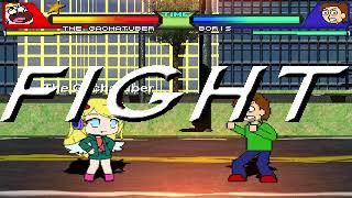 NICK54222 MUGEN: The Gachatuber VS Boris Anderson