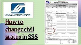 How to Change Civil Status in SSS for Philippine' Citizens | The Everett's Academe