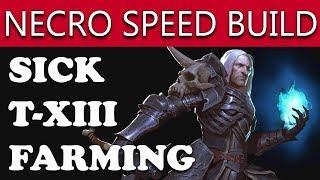 Diablo 3 - NECROMANCER SPEED BUILD - CorpseMancer Speed Farming - Torment XIII Fast Clears!