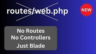 NEW Laravel Folio: Pages Without Routes?