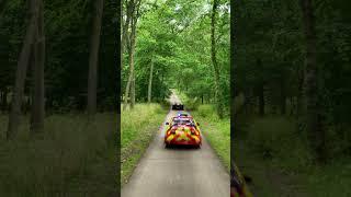 Ferrari SP3 Daytona chased by Police