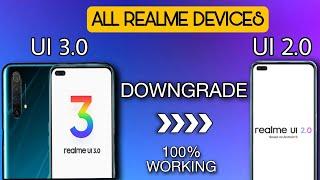 Downgrade Realme ui 3.0 to Realme ui 2.0 Ft. Realme X3  | Rollback android 12 to 11, All Realme