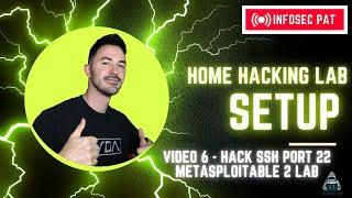 How To Hack and Exploit Port 22 SSH Metasploitable 2 - Home Hacking Lab Video 6