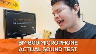 BM 800 Condenser Microphone Review and Actual Test