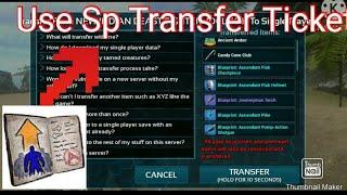 How to use SP Transfer Ticket | Ark mobile| #arkmobile