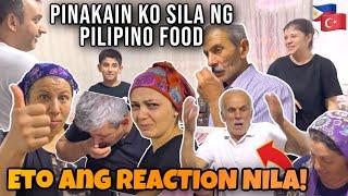 My TURKISH IN-LAWS Reaction about FILIPINO FOOD  #funnyreaction #turkeyVlog 