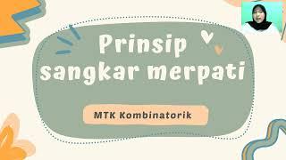 PRINSIP SANGKAR MERPATI || MATEMATIKA KOMBINATORIK