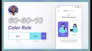 The 60 30 10 Color Rule in UI Design