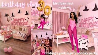 30th BIRTHDAY VLOG  Hosting a Spooky Party, What I got for my birthday, Shop with me!