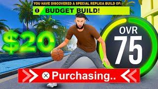 WHAT A $20 BUDGET BUILD LOOKS LIKE ON NBA 2K24!  (BEST BUDGET POINT GUARD ISO BUILD NBA 2K24)