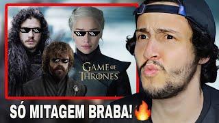 AS INCRÍVEIS MITAGENS EM GAME OF THRONES - VINÍCIUS TV / REACT Vinícius TV