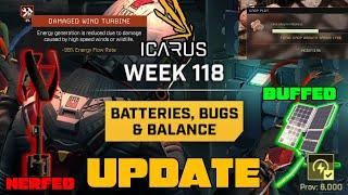Icarus Week 118 Update! Network Improvements & Power Changes With Weather! Grown Brambles Soon!