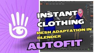 Instant Clothing Mesh Adaptation in Blender   RLX Auto Fit Tutorial