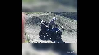 Cfmoto 625 touring, climbing hill, Toledo (Spain)