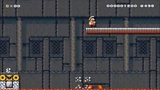 Super Mario Maker | SMW Tech: Fiery Meow Dive