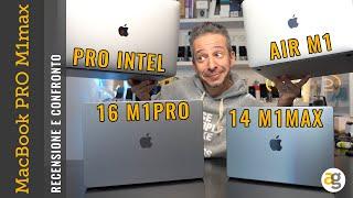 QUALE MacBook COMPRARE? RECENSIONE 14 PRO M1 MAX e CONFRONTO AIR M1, M1 pro e INTEL