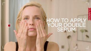 How to Apply Your Double Serum | Clarins