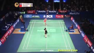 [Highlights][Ratchanok Intanon Vs Wang Shixian][Bca Indonesia 2015]