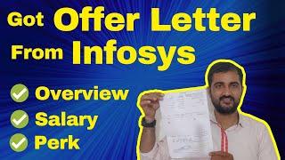 I Got Offer Letter From Infosys || Salary and Perk || infosys interview experience