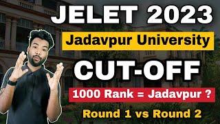 JELET 2023 Jadavpur University Rank Cut-Off | 1000 GMR Rank vs Jadavpur University, Round1 & Round 2