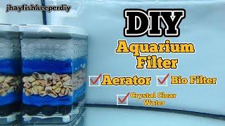 DIY Fish Tank Filter | How to make aquarium filter at Home