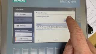 Install HMI Rintime From USB Siemens KTP700