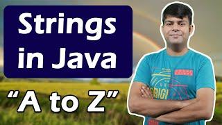 String in Java | 1 Shot Full Concept & Programming | ICSE & ISC Computer
