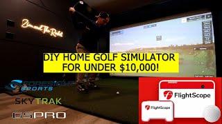 How to Build your own Golf Simulator for under $10K