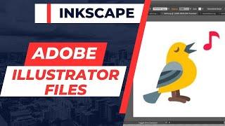 Inkscape Tutorial: How to Import Adobe Illustrator Files (EASY!)