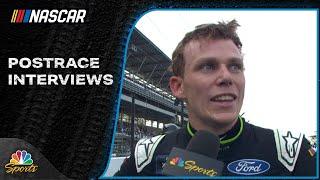 NASCAR Xfinity Series POSTRACE INTERVIEWS: Pennzoil 250 | 7/20/24 | Motorsports on NBC