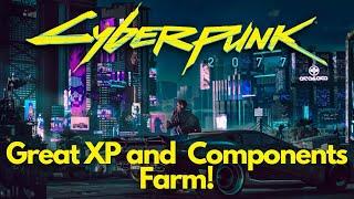 Cyberpunk 2077 - Easy XP and Components Farm (Quick Respawn)