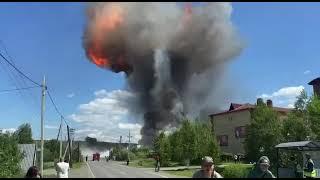 В городе Талица Свердловской области произошёл взрыв на заправке.