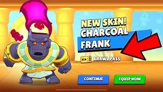 36 NEW SEASON CHARCOAL FRANK BEST SKIN  FINX 1900 CREDITS LEGENDARYBRAWL STARS NEW UPDATE